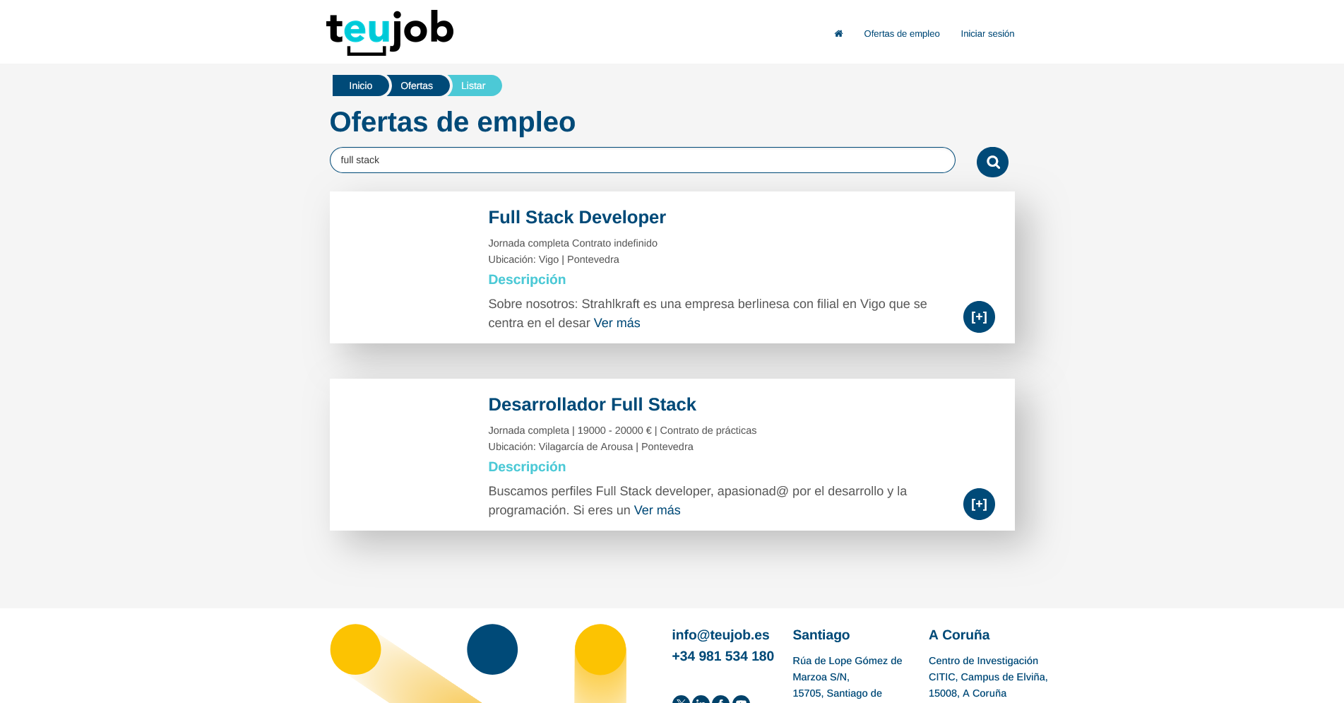 TeuJob screenshot 1