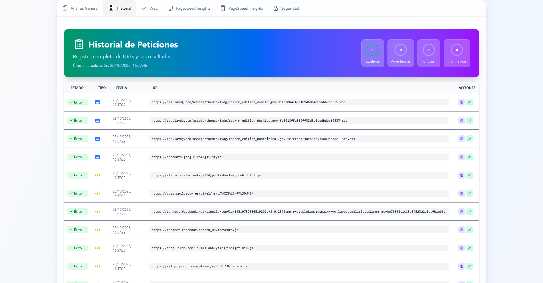 Tu Web a Juicio! screenshot 5