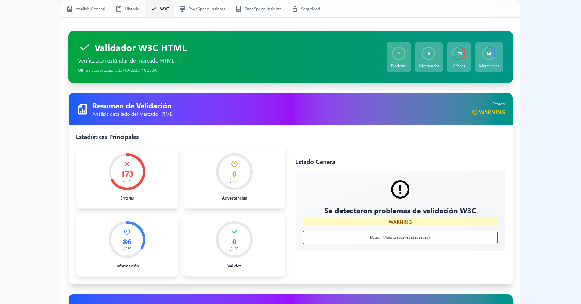 Tu Web a Juicio! screenshot 6
